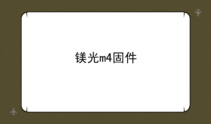 镁光m4固件