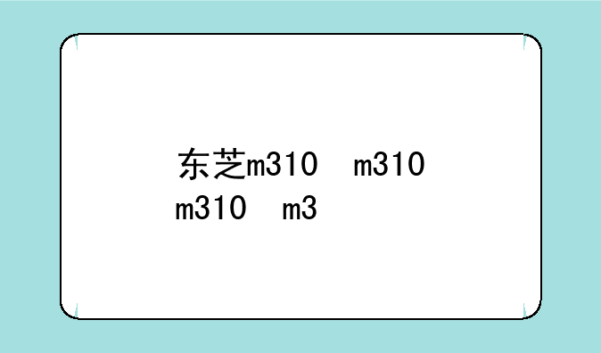 东芝m310，东芝m310最高可以换什么cpu