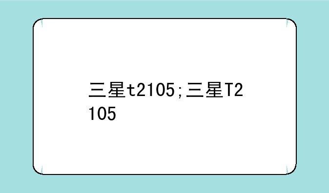 三星t2105;三星T2105